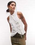 Blouse in ivory